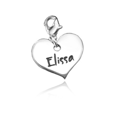 Personalized Heart Charm