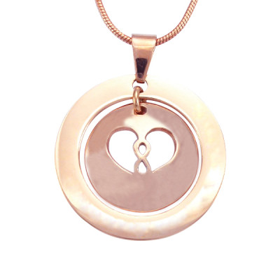 Personalized Infinity Dome Necklace - 