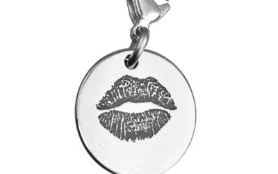 Your Custom Kiss Charm: Love Handcrafted by NameChainNecklace.com