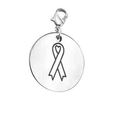 Personalized Ribbon For a Cause Charm