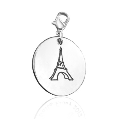 Personalized Eiffel Tower Charm