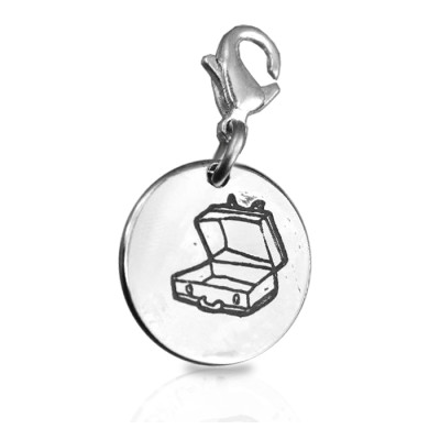 Personalized Suitcase Charm