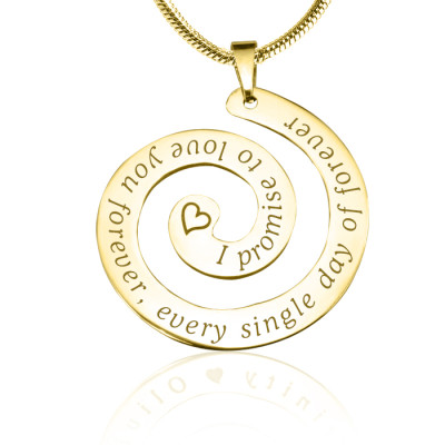 Personalized Promise Swirl - 18ct Gold*Limited Edition