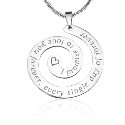 Personalized Promise Swirl - Sterling Silver *Limited Edition