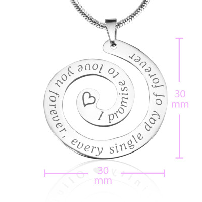 Personalized Promise Swirl - Sterling Silver *Limited Edition