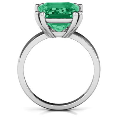 Basket Set Emerald Cut Ring