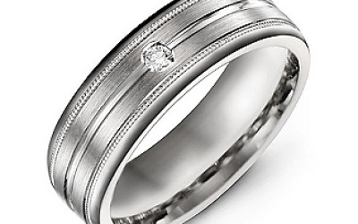 The Brushed Layer Men's Milgrain Ring: Our Crafting Secrets Revealed