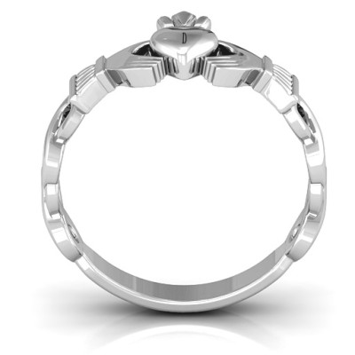 Classic Infinity Claddagh Ring