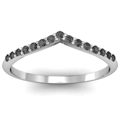 Crown Shape Accent Ring