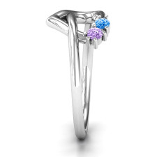 Cupid's Hold Love Ring: Handcrafted Love & Birthstone Jewellery
