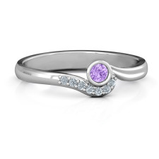 Your Low Wave Ring: Crafted with Love at NameChainNecklace.com