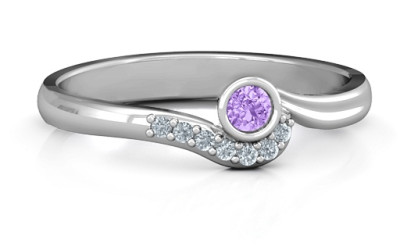 Your Low Wave Ring: Crafted with Love at NameChainNecklace.com