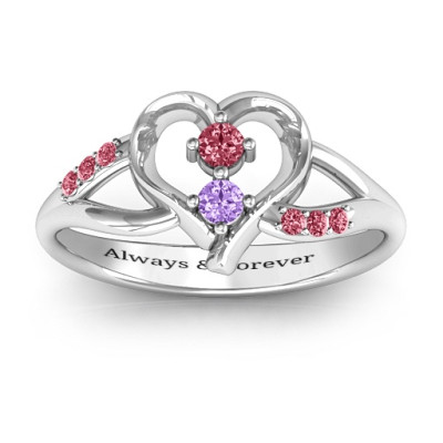 Magical Moments Two-Stone Ring 