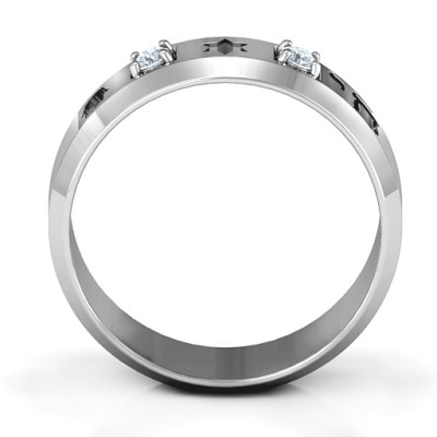 Men's Judaica Ring