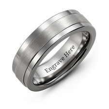 The Enduring Craft of Our Men's Tungsten Band Ring