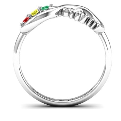 Mom's Infinite Love Ring with 2-10 Stones 