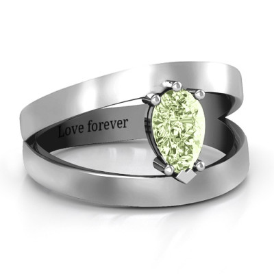 Pear With Flair Ring