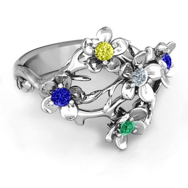 Sterling Silver  Garden Party  Ring