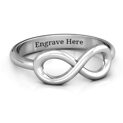Sterling Silver Classic Infinity Ring