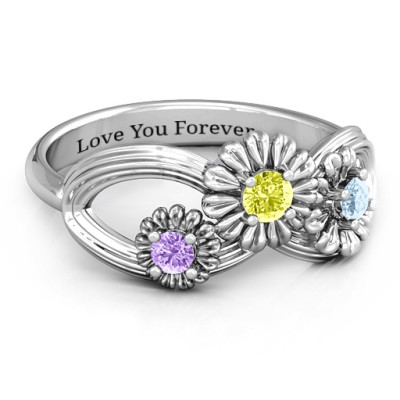 Sterling Silver Endless Spring Infinity Ring