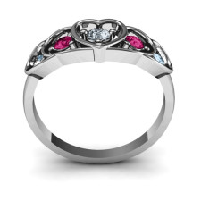 Behind the Sparkle: Crafting Your Sterling Heart Collage Ring
