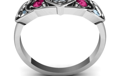 Behind the Sparkle: Crafting Your Sterling Heart Collage Ring
