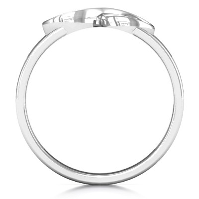 Sterling Silver Men's Expression of Infinity Band