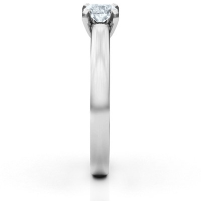 Sterling Silver Simply Solitaire Ring