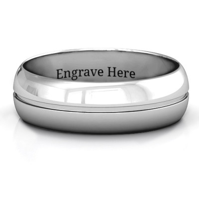 Titus Grooved Men's Ring