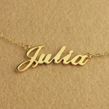 Your Julia Style Name Necklace: Crafted with Heart & Soul