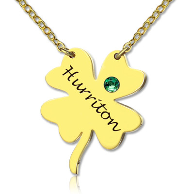 Good Luck Things - Clover Necklace 18ct Gold