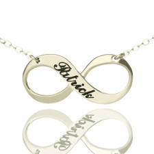 Crafting Forever: Our Engraved Sterling Silver Infinity Necklace Unveiled