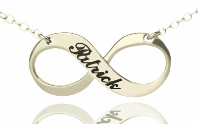 Crafting Forever: Our Engraved Sterling Silver Infinity Necklace Unveiled