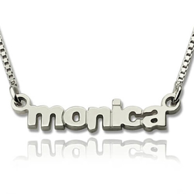 My Tiny Name Necklace Custom Sterling Silver
