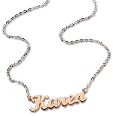  Karen Style Name Necklace