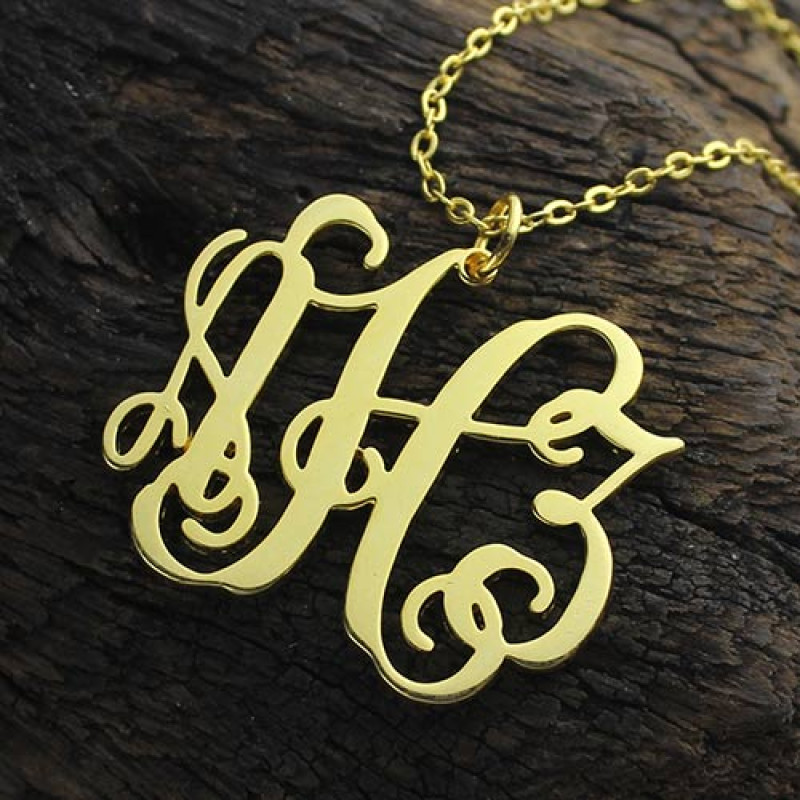 Buy Gold Heart Initial Necklace d Gold Initial Heart Letter Necklace Pendant  18K Gold Plated Including Free Gift Box & Bag Online in India - Etsy