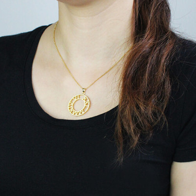 Custom Date Gold Bar Necklace | Eve's Addiction
