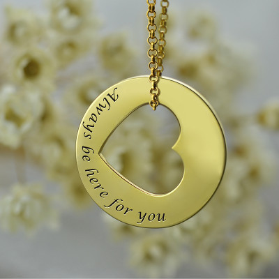 Always Be Here For You Promise Necklace