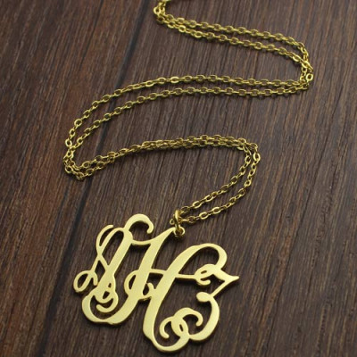Taylor Swift Monogram Necklace 18ct Gold