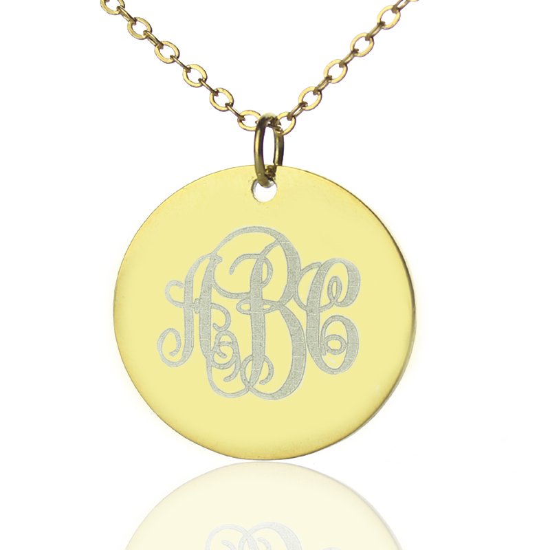 Initials 18ct Yellow Gold Diamond D Necklace