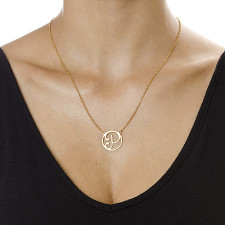 Crafting Your Story: The Allure of Our Cut Out Initial Necklace