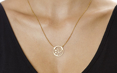 Crafting Your Story: The Allure of Our Cut Out Initial Necklace
