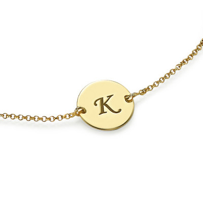 Gold Plated Initial Bracelet