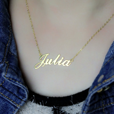 Personalized Classic Name Necklace in 18ct Gold
