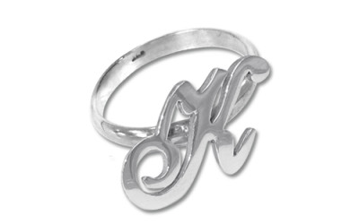 Your Initial Ring: A Sterling Silver Story of Craft & Charisma