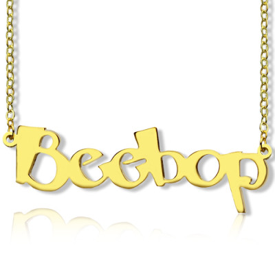 Create Your Own Name Necklace 18ct Gold