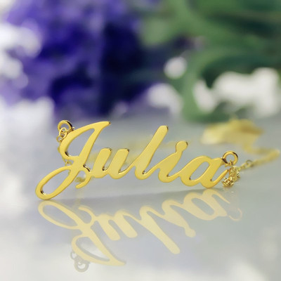 Personalized Classic Name Necklace in 18ct Gold