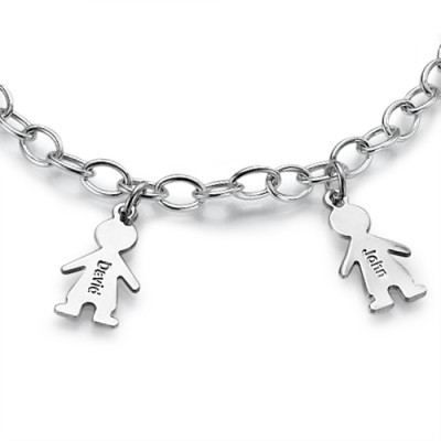 Sterling Silver Engraved Mothers Day Bracelet