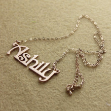 Crafting Personalized Rose Gold Harrington Name Necklaces: Artisan Journey
