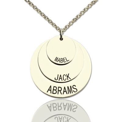Jewellery For Moms - Three Disc Necklace